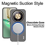 Θήκη Honor Magic8 Lite 5G - IMAK Magnetic Case - Σκληρή Πλάτη PC+TPU - Μαύρο — εικόνα 3