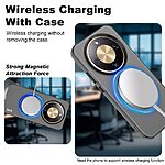 Θήκη Honor Magic8 Lite 5G - IMAK Magnetic Case - Σκληρή Πλάτη PC+TPU - Μαύρο — εικόνα 4
