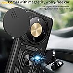 Θήκη Honor Magic8 Lite 5G - AMORUS - Σκληρή Πλάτη PC+TPU - Μπλε - Stand — εικόνα 9