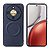 Πλάτη από Συνθετικό Δέρμα (PU) + PC για Honor Magic8 Lite 5G (OEM) σε Μπλε — υφή carbon fiber, μεταλλικός δακτύλιος για μαγνητική βάση αυτοκινήτου & ολοκληρωμένη προστασία από πτώσεις.