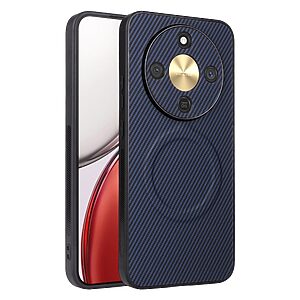 Θήκη Honor Magic8 Lite 5G - OEM - Πλάτη από Συνθετικό Δέρμα (PU) + PC - Μπλε — εικόνα 2