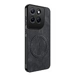 Σκληρή Πλάτη PC+TPU για Motorola Edge 70 5G (WANLONFENG SD1 Series) σε Μαύρο — υφή Nappa, μαγνητικός δακτύλιος & αντιολισθητική λαβή για καθημερινή προστασία.
