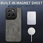 Θήκη Motorola Edge 70 5G - WANLONFENG SD1 Series - Σκληρή Πλάτη PC+TPU - Μαύρο - Magnetic — εικόνα 2