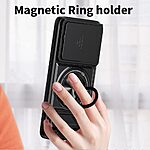 Θήκη Motorola Edge 70 Fusion 5G - OEM - Σκληρή Πλάτη PC+TPU - Μαύρο - Stand — εικόνα 2