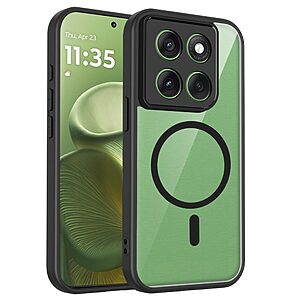 Σκληρή Πλάτη PC+TPU για Motorola Edge 70 Fusion 5G (OEM) σε Μαύρο με ενσωματωμένο μαγνήτη — λεπτό προφίλ, προστασία κάμερας & οθόνης από γρατζουνιές και κρούσεις.