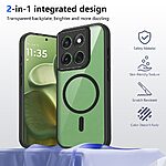 Θήκη Motorola Edge 70 Fusion 5G - OEM - Σκληρή Πλάτη PC+TPU - Μαύρο - Built-in Magnet — εικόνα 2