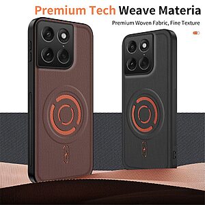 Θήκες Κινητών Motorola Edge 70 Fusion 5G 38 Θήκη Motorola Edge 70 Fusion 5G - WANLONFENG KJB Series - Σκληρή Πλάτη PC+TPU - Μαύρο — εικόνα 2