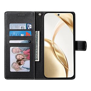 Θήκες Κινητών Motorola Edge 70 Fusion 5G 12 Θήκη Motorola Edge 70 Fusion 5G - OEM - Flip Πορτοφόλι από Συνθετικό Δέρμα (PU) με TPU - Μαύρο - Wallet/Stand/Λουράκι — εικόνα 2