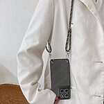 Θήκη Motorola Edge 70 Fusion 5G - OEM - Πλάτη από Συνθετικό Δέρμα (PU) με TPU - Μαύρο - Λουράκι — εικόνα 8