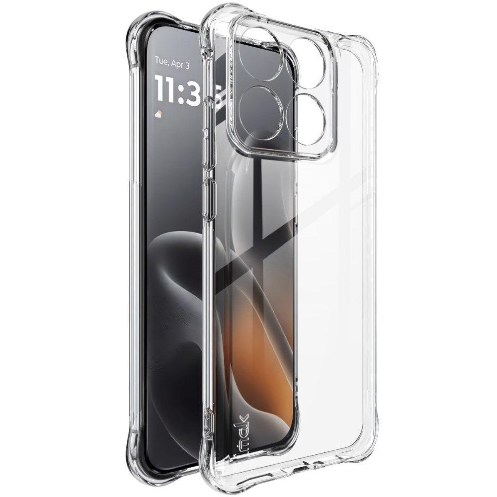 Θήκη Motorola Edge 70 Fusion 5G - IMAK - Πλάτη TPU - Διάφανο Πλάτη TPU για Motorola Edge 70 Fusion 5G (IMAK) σε Διάφανο — τεσσάρων γωνιών airbag αντικραδασμική προστασία με ανασηκωμένα χείλη γύρω από κάμερα & οθόνη.