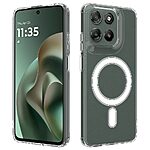 Σκληρή Πλάτη Ακρυλική+TPU για Motorola Moto G57 5G (OEM) σε Διάφανο — ανθεκτική προστασία με ενσωματωμένο μαγνήτη για μαγνητική φόρτιση & βάσεις.