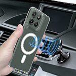 Θήκη Motorola Moto G57 5G - OEM - Σκληρή Πλάτη Ακρυλική+TPU - Διάφανο - Built-in Magnet — εικόνα 5