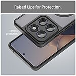 Θήκη Motorola Moto G57 5G / G67 Power 5G / G57 Power 5G - OEM - Σκληρή Πλάτη PC+TPU - Μαύρο - Built-in Magnet — εικόνα 5