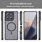 Θήκη Motorola Moto G57 5G / G67 Power 5G / G57 Power 5G - OEM - Σκληρή Πλάτη PC+TPU - Μαύρο - Built-in Magnet — εικόνα 7