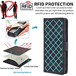 Θήκη Motorola Moto G57 5G / G67 Power 5G / G57 Power 5G - OEM - Flip Πορτοφόλι από Συνθετικό Δέρμα (PU) με TPU - Μπλε - RFID/Wallet/Stand/Λουράκι — εικόνα 6