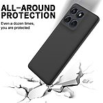 Θήκη Motorola Moto G57 5G - OEM - Πλάτη Σιλικόνης - Μαύρο - Λουράκι — εικόνα 4