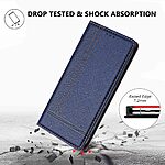 Θήκη Motorola Moto G87 5G / G67 5G / G77 5G - OEM - Flip Πορτοφόλι από Συνθετικό Δέρμα (PU) με TPU - Μπλε - Wallet/Stand — εικόνα 3