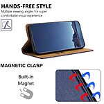 Θήκη Motorola Moto G87 5G / G67 5G / G77 5G - OEM - Flip Πορτοφόλι από Συνθετικό Δέρμα (PU) με TPU - Μπλε - Wallet/Stand — εικόνα 4