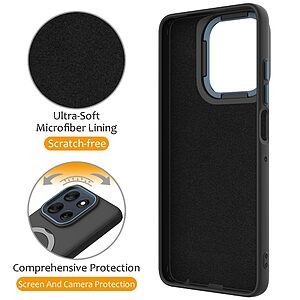 Θήκες Κινητών Motorola Moto G67 5G 36 Θήκη Motorola Moto G87 5G / G67 5G - OEM - Σκληρή Πλάτη PC+TPU - Μαύρο - Stand — εικόνα 2