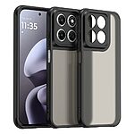 Σκληρή Πλάτη PC+TPU για Motorola Moto G87 5G / G67 5G (OEM) σε Μαύρο — υβριδική προστασία με αερόσακους γωνιών & ματ ημιδιάφανο φινίρισμα κατά των δακτυλικών αποτυπωμάτων.