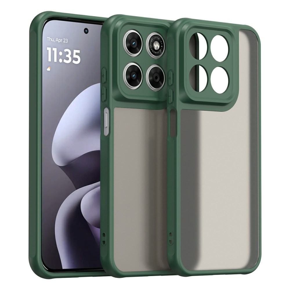 Θήκη Motorola Moto G87 5G / G67 5G - OEM - Σκληρή Πλάτη PC+TPU - Πράσινο Σκληρή Πλάτη PC+TPU για Motorola Moto G87 5G / G67 5G (OEM) σε Πράσινο — αερόσακοι στις γωνίες & ματ διάφανο φινίρισμα για ολοκληρωμένη προστασία από πτώσεις.
