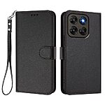Flip Πορτοφόλι από Συνθετικό Δέρμα (PU) για Motorola Moto G87 5G / G67 5G (OEM) σε Μαύρο — θήκες καρτών, βάση stand & λουράκι καρπού για ολοκληρωμένη καθημερινή προστασία.