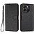 Flip Πορτοφόλι από Συνθετικό Δέρμα (PU) για Motorola Moto G87 5G / G67 5G (OEM) σε Μαύρο — θήκες καρτών, βάση stand & λουράκι καρπού για ολοκληρωμένη καθημερινή προστασία.