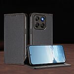 Θήκη Motorola Moto G87 5G / G67 5G - OEM - Flip Πορτοφόλι από Συνθετικό Δέρμα (PU) με TPU - Μαύρο - RFID/Wallet/Stand — εικόνα 6