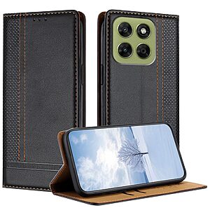 Flip Πορτοφόλι από Συνθετικό Δέρμα (PU) για Motorola Moto G87 5G / G67 5G (OEM) σε Μαύρο — θήκη καρτών, βάση στήριξης & μαγνητικό κούμπωμα για πλήρη καθημερινή προστασία.