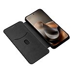 Θήκη Motorola Moto G87 5G / G67 5G - OEM - Πλάτη από Συνθετικό Δέρμα (PU) με TPU - Μαύρο - Wallet/Stand — εικόνα 2