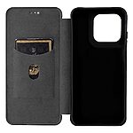 Θήκη Motorola Moto G87 5G / G67 5G - OEM - Πλάτη από Συνθετικό Δέρμα (PU) με TPU - Μαύρο - Wallet/Stand — εικόνα 3