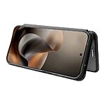 Θήκη Motorola Moto G87 5G / G67 5G - OEM - Πλάτη από Συνθετικό Δέρμα (PU) με TPU - Μαύρο - Wallet/Stand — εικόνα 4