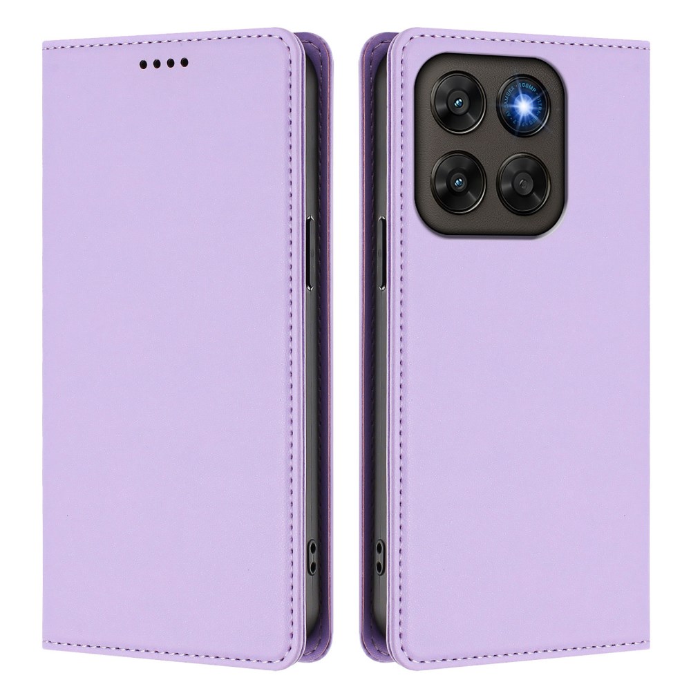 Θήκη Motorola Moto G87 5G / G67 5G - OEM - Flip Πορτοφόλι από Συνθετικό Δέρμα (PU) με TPU - Μωβ Ανοιχτό - RFID/Wallet/Stand Flip Πορτοφόλι από Συνθετικό Δέρμα (PU) για Motorola Moto G87 5G / G67 5G σε Μωβ Ανοιχτό — θήκες καρτών, RFID προστασία & βάση στήριξης για καθημερινή χρήση.