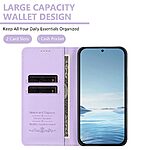 Θήκη Motorola Moto G87 5G / G67 5G - OEM - Flip Πορτοφόλι από Συνθετικό Δέρμα (PU) με TPU - Μωβ Ανοιχτό - RFID/Wallet/Stand — εικόνα 9