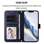 Θήκη Motorola Moto G87 5G / G67 5G - OEM - Flip Πορτοφόλι από Συνθετικό Δέρμα (PU) με TPU - Μπλε - Wallet/Stand/Λουράκι — εικόνα 7