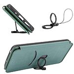 Θήκη Motorola Moto G87 5G / G67 5G - OEM - Πλάτη από Συνθετικό Δέρμα (PU) με TPU - Πράσινο - Wallet/Stand — εικόνα 6