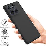 Θήκη Motorola Moto G87 5G / G67 5G - OEM - Πλάτη Σιλικόνης - Μαύρο - Λουράκι — εικόνα 2