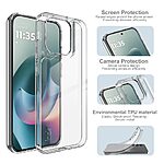 Θήκη Motorola Moto G87 5G / G67 5G - IMAK UX-10 Series - Πλάτη TPU - Διάφανο — εικόνα 6