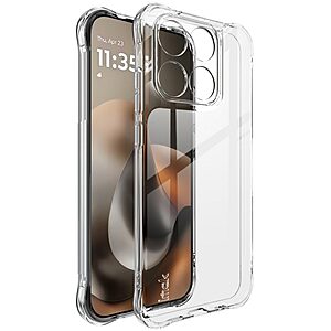 Πλάτη TPU για Motorola Moto G87 5G / G67 5G (IMAK) σε Διάφανο — τεσσάρων γωνιών airbag σχεδιασμός & ανασηκωμένα χείλη για ολοκληρωμένη προστασία από πτώσεις & γρατζουνιές.
