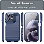 Θήκη Motorola Moto G87 5G / G67 5G - OEM - Πλάτη TPU - Μπλε — εικόνα 3