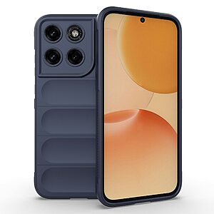 Πλάτη TPU για Motorola Moto G87 5G / G67 5G (OEM) σε Μπλε Σκούρο — ανθεκτική προστασία από πτώσεις με αντιολισθητική λαβή και ανασηκωμένα χείλη γύρω από κάμερα & οθόνη.