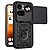 Σκληρή Πλάτη PC+TPU για Nothing Phone (4a) Pro 5G (OEM) σε Μαύρο με Stand και κινητή προστασία κάμερας — στρατιωτική αντοχή σε πτώσεις & άνετο κράτημα.