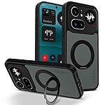 Σκληρή Πλάτη PC+TPU για Nothing Phone (4a) Pro 5G (OEM) σε Μαύρο με περιστρεφόμενο Stand 360° — πολυεπίπεδη προστασία από κρούσεις & ματ φινίρισμα για άνετο κράτημα.