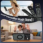 Θήκη Nothing Phone (4a) Pro 5G - OEM - Σκληρή Πλάτη PC+TPU - Μαύρο - Stand — εικόνα 7