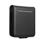 Θήκη Samsung Galaxy Z Flip8 5G - QIALINO - Flip Θήκη από Αυθεντικό Δέρμα - Μαύρο - Wallet — εικόνα 6