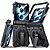 Full Body PC+TPU θήκη για Samsung Galaxy Z Flip8 5G / Flip7 5G (OEM) σε Μαύρο με ενσωματωμένο Stand — διπλής στρώσης προστασία με hinge guard & ανυψωμένο δακτύλιο κάμερας για καθημερινή ανθεκτικότητα.