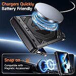 Θήκη Samsung Galaxy Z Flip8 5G / Flip7 5G - OEM - Full Body PC+TPU - Μαύρο - Stand — εικόνα 3