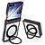 Θήκη Πολυκαρβονικού (PC) για Samsung Galaxy Z Flip8 5G (OEM) σε Μαύρο με περιστρεφόμενο Stand 360° — διάφανο πάνελ PC & προστασία μεντεσέ για hands-free χρήση.