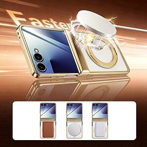 Θήκη Samsung Galaxy Z Flip8 5G - OEM - Θήκη Πολυκαρβονικού (PC) - Μαύρο - Stand — εικόνα 2