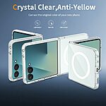 Θήκη Samsung Galaxy Z Flip8 5G - OEM - Σκληρή Πλάτη PC+TPU - Διάφανο - Built-in Magnet — εικόνα 2